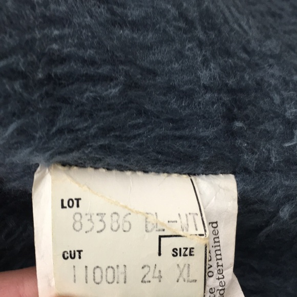 Vintage Outerwear From Sears Blue Plaid Heavy Coat - Picture 9 of 13